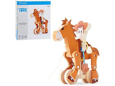 Disney Pixar Toy Story Woody and Bullseye Pull Along Toy by Just Play New