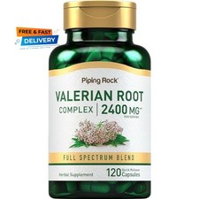 2400mg Valerian Root Extract 120 Capsules Sleep Aid Support
