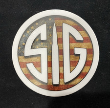Sig 3 Round Sticker - New Unused