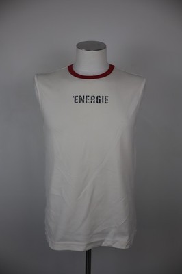 Energie Jeans X-Perience Sleeveless Shirt Man M T-Shirt Casual Vintage Logo 