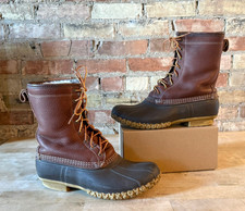 VTG L.L. Bean Shearling Lined Hunting Duck Boots - Size HM - Men's 10