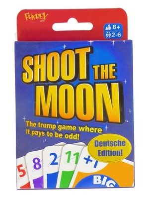 Fundex Games  Shoot the moon Kartenspiel deutsche Edition 52 Karten, Chips