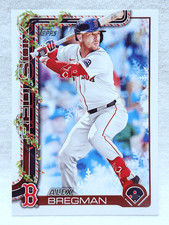 2025 Topps Holiday Holiday Variation Alex Bregman #H154 Boston Red Sox 