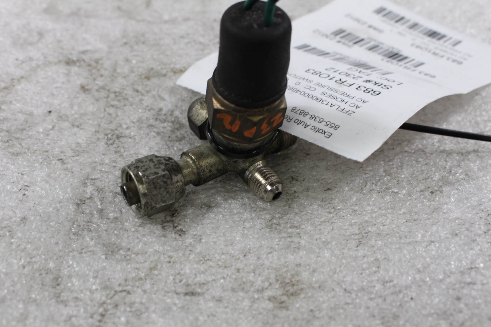 Ferrari 308, AC Hose Union, Used, P/N 106646