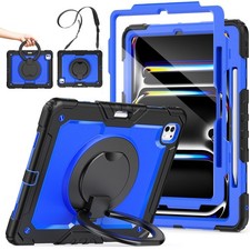 Case for iPad Pro 13 inch M5 2025 / M4 2024 with Screen Protector - Pencil Ho...