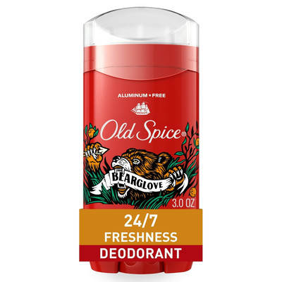 Old Spice Wild Collection Bearglove Deodorant Invisible Solid 3.0oz