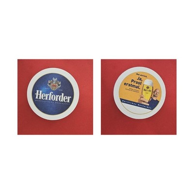 Herford Let's Honestly. brewery beer mat beer