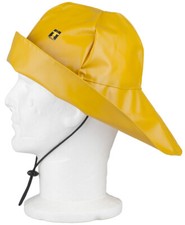 Guy Cotten West Sou'wester Waterproof Hat with Strap - Yellow/Unisex/Fancy Dress