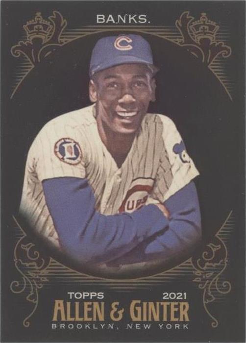 2021 Topps Allen & Ginter's X - Ernie Banks #33 - 1 of 1