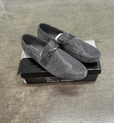 NEW Franco Vanucci Men s Shoes  Roberto-20 Sz 15 Gray Flashy NIB New In Box