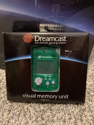 Sega Dreamcast VMU Green New in Box Never Opened