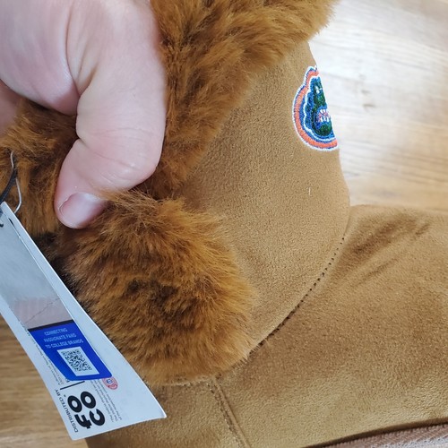 Foco NCAA Florida Gators Boots Womens Sz 6 Faux Fur NEW NWOB (TD1) - Picture 7 of 10