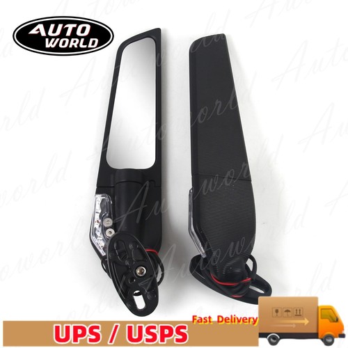 Espejo retrovisor lateral con intermitente LED para Aprilia RSV4 R RF RR APRC de fábrica - Imagen 12 de 13