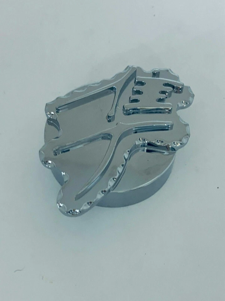 CUBIERTA SENSOR SPEEDO LOGO KANJI 3D CROMO HAYABUSA PARA SUZUKI HAYABUSA 2001 Foto 4 de 4