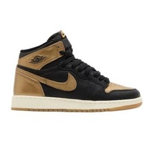 Air Jordan 1 Retro High OG GS FD1437 071 Black/Metallic Gold White New Size 7Y