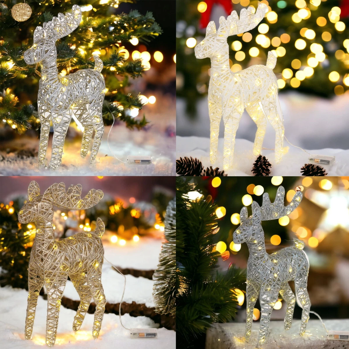 Metal cheap christmas deer