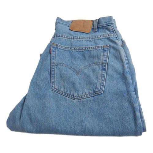 Vintage Levi 560 Loose Jeans Tapered Blau Taille 38 Bein 32 W38 L32 Zip Fly (Q3678