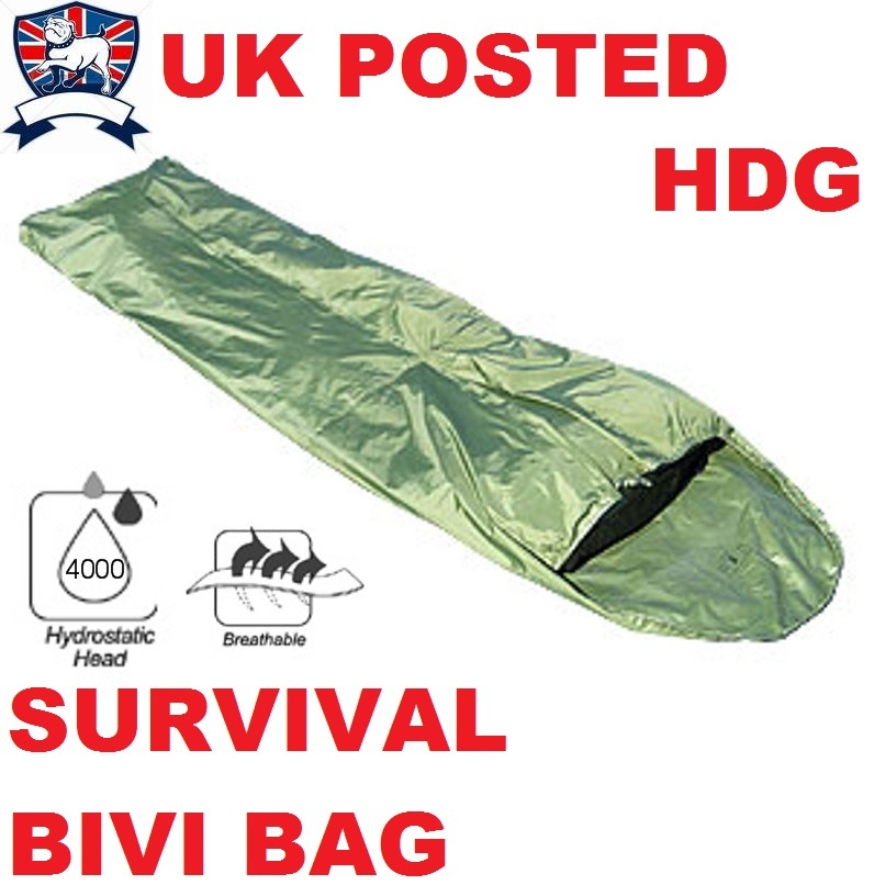 HIGHLANDER KESTREL BIVI BAG SURVIVAL TENT SHELTER ARMY WATERPROOF