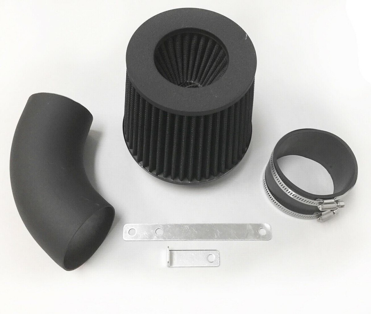 Blue Aluminum Air Intake System Kit For 1998-2005 BMW E46 323 325 328 330 - Includes Filter, Polished Finish