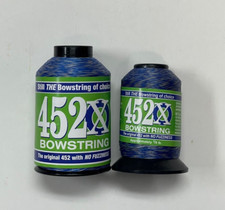 NEW BCY 452X String Making Material Blue/Silver Choose your size 1/4 or 1/8 lb