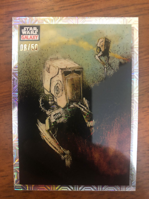 2023 Star Wars Chrome Galaxy AT-STs On The Prowl Mojo Refractor 18