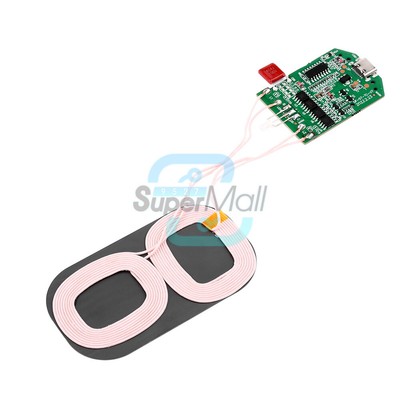 15W Dual Coil Wireless Charging Module Wireless Charger PCBA Board Fast Charging