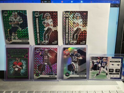 2021 Mosaic prizm  TOM BRADY NFL CARDS seven cards!!