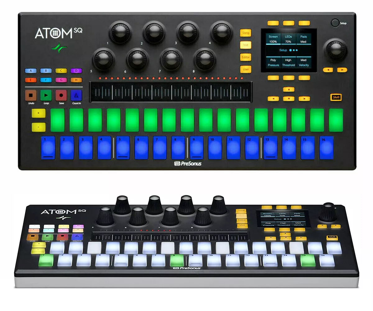 PreSonus ATOM SQ Hybrid MIDI Keyboard/Pad Performance Production Controller