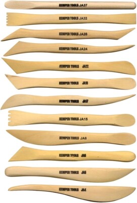 Kemper Tools JAS economy Wood Modeling Tools 12 Pieces 