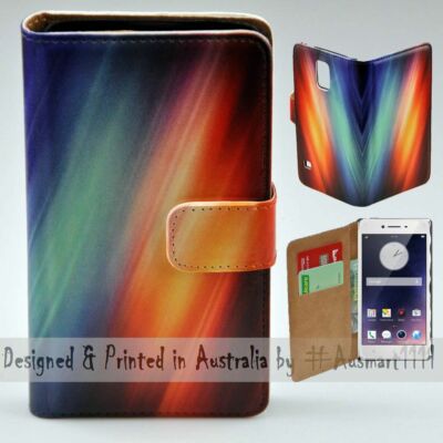 For OPPO Series - Multi Colour Abstract Print Wallet Mobile Phone Case Cover 