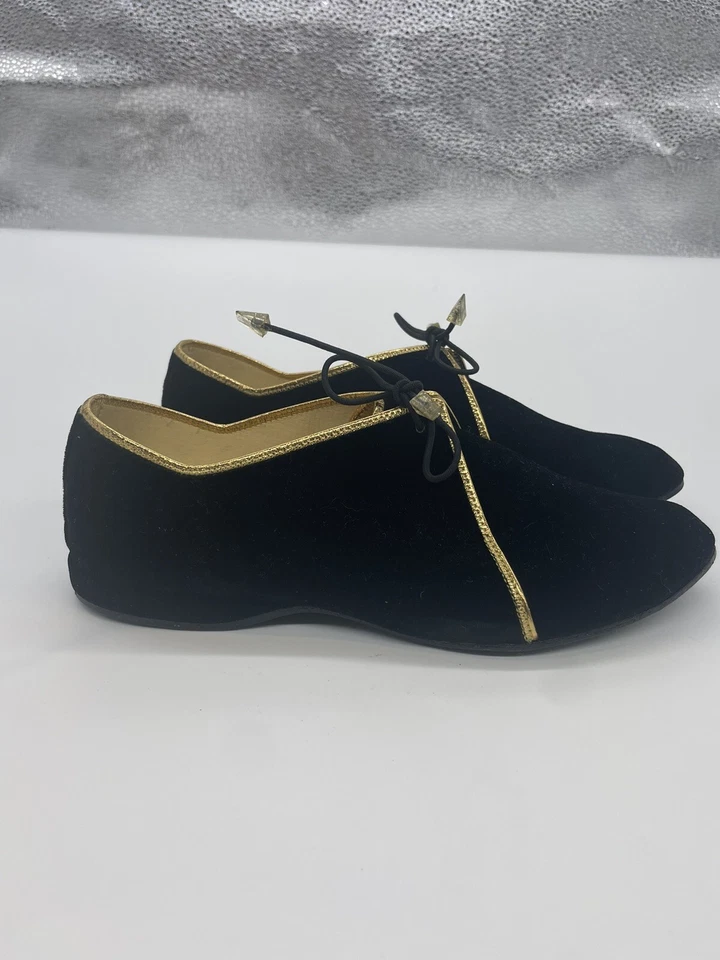 Zapatillas informales negras Daniel Green Glamour para mujer B55 talla 5,5 vintage Foto 2 de 4