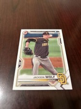 2021 Bowman Draft #BD-141 Jackson Wolf 1st Bowman *Mint* Qty