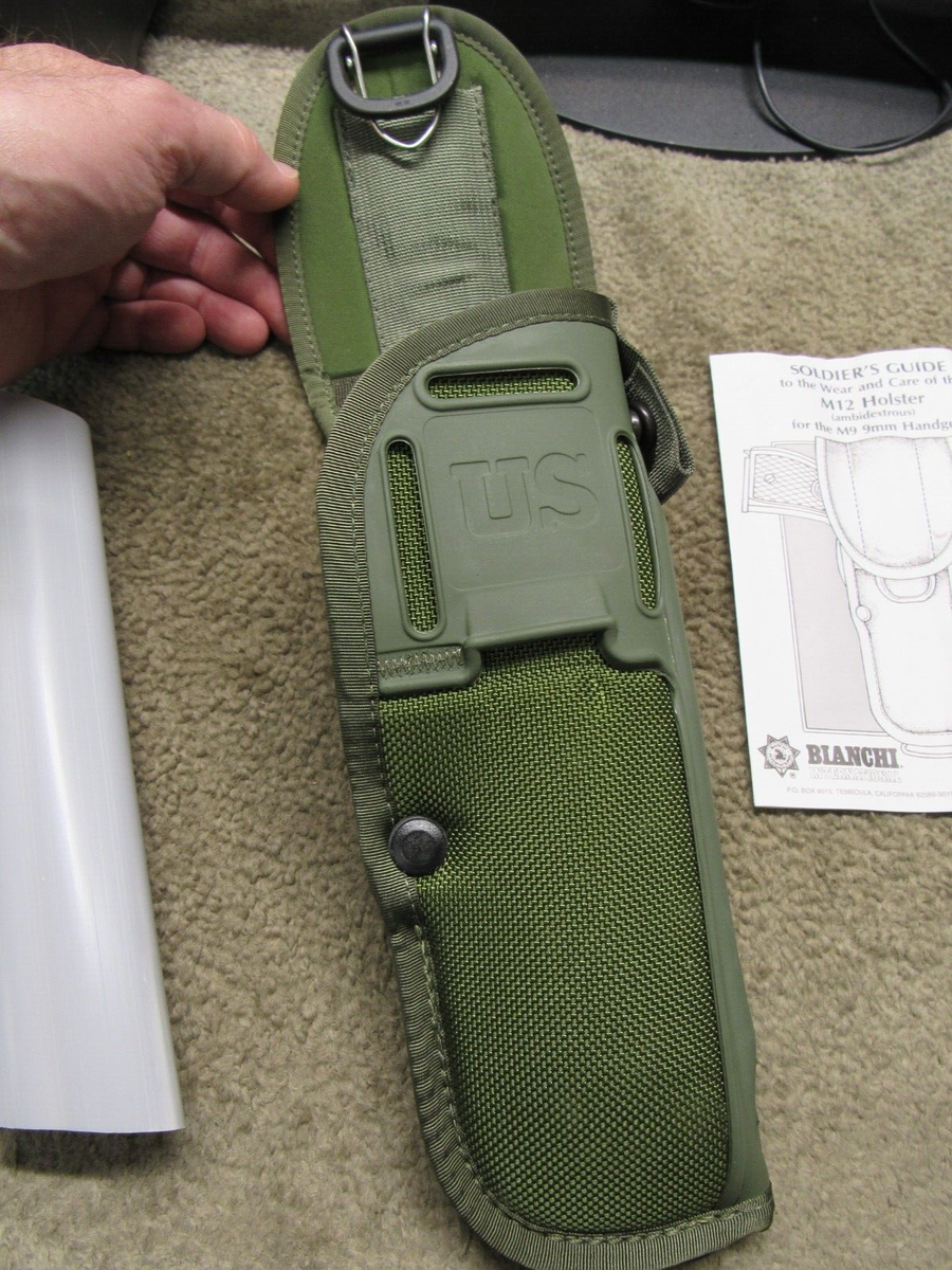 米軍実物 M-12 ホルスター　ベレッタ 92F BIANCHI ビアンキ　55 米軍実物 M-12 ホルスター ベレッタ 92F BIANCHI ビアンキ 55 米