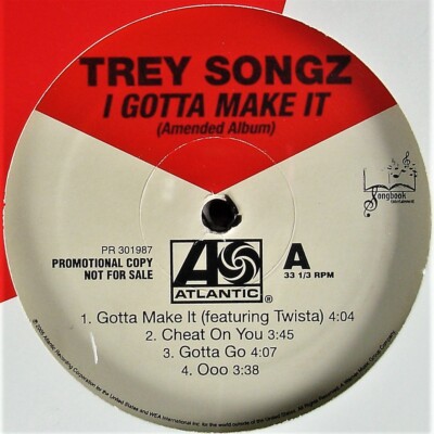 Trey Songz I Gotta Make It 2LP プロモ TREY SONGZ 