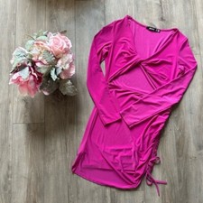 MISSGUIDED HOT PINK DRESS | SZ  8