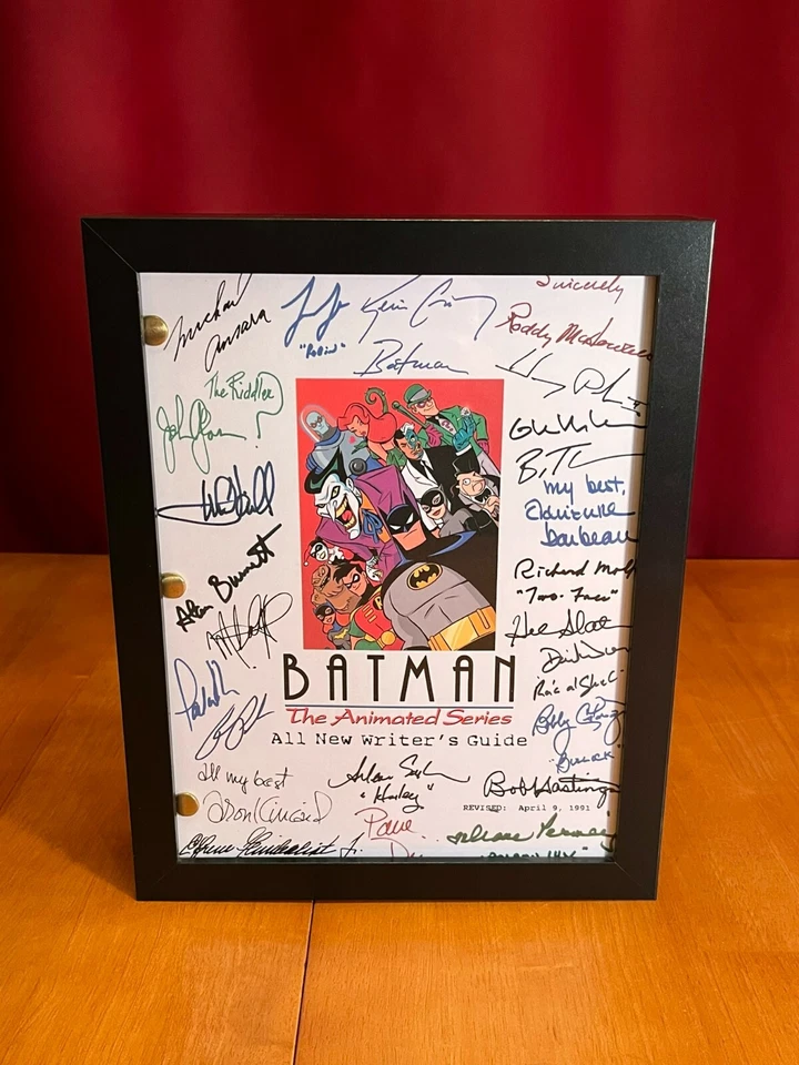 Batman: The Animated Series Writer's Guide- Cast-Signed- Autograph Reprints - Image 2 of 4