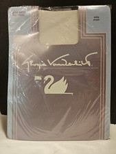 Vintage Gloria Vanderbilt Ultra Sheer Pantyhose White Size A "Ample" BRAND NEW