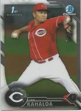 Ian Kahaloa Cincinnati Reds 2016 Bowman Chrome Prospect
