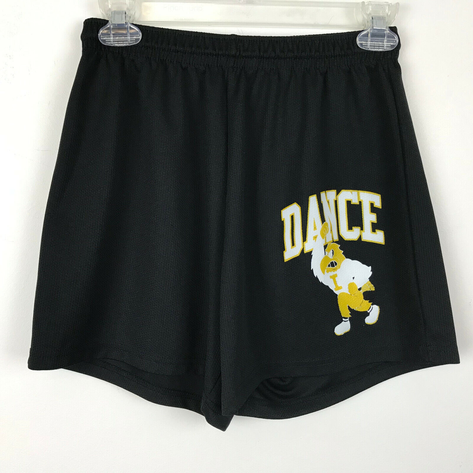 Iowa Hawkeyes Hawks Black Dance Cheer Shorts Pom … - image 2