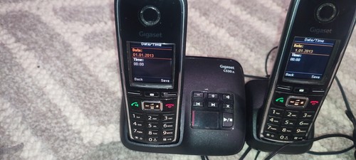 Gigaset C530A Cordless Phone w/ Answering Machine 2 Handsets - Picture 4 of 14