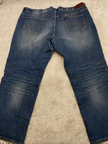 NWT Lee Extreme Motion MVP Jeans Men's 48x29 Relaxed Fit Straight Leg NEW 5019 - 第 6/8 張圖片