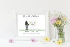 Personalised Wedding Wellies - celebrate a special couples special day