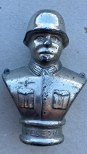 Deutsches Reich Reservistika Soldat Knauf Metall 6cm 1-2WK Milit&auml;r Reserve Ruh