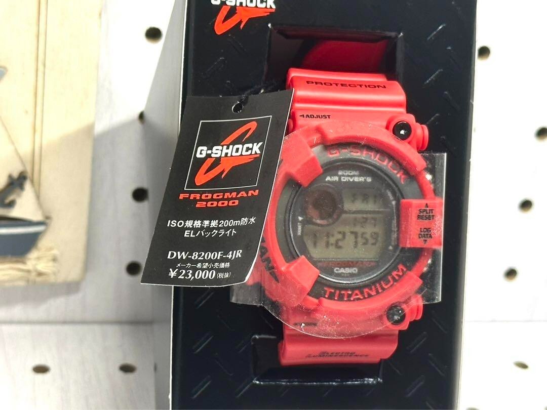 Casio G-Shock DW-8200F-4JR Frogman 2000 Anniversary Red *NEW* from Japan
