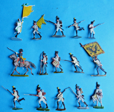 Lot De 35 Soldats Autrichiens étain 30mm - Zinnfiguren KZ Premier Empire
