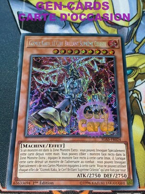 Yu Gi Oh Karte GIZMEK KAKU, DER HIMMLISCHE OBERSTE LEUCHTENDE HIRSCH IGAS-FR024
