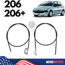 For Peugeot 206 206 Sunroof Cables Gear Set Left Right 2pcs
