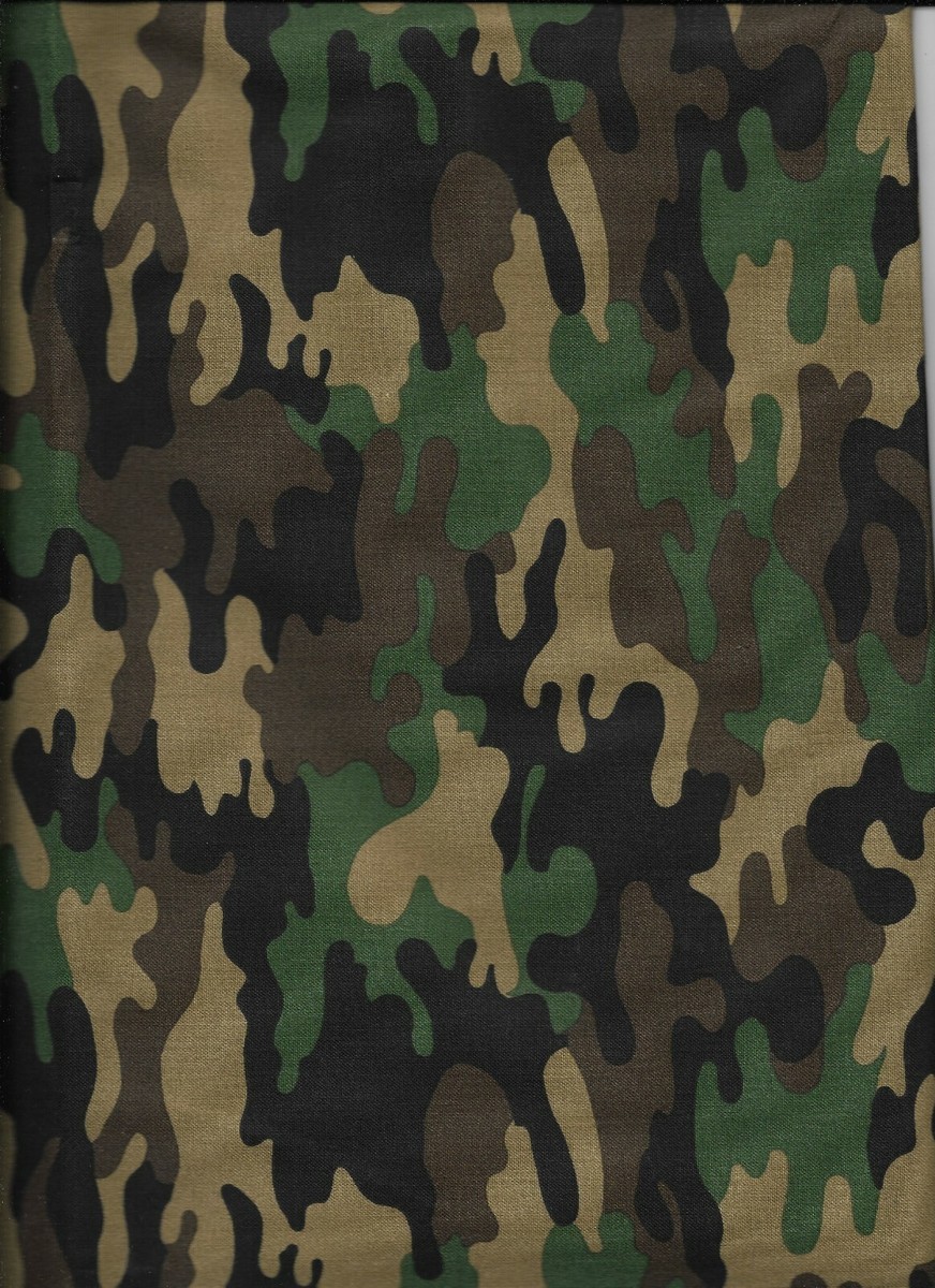 NITRAID dope forest ARMY raidback®︎fabric Army Forest Camouflage Nylon Fabric in Green / Brown / Tan