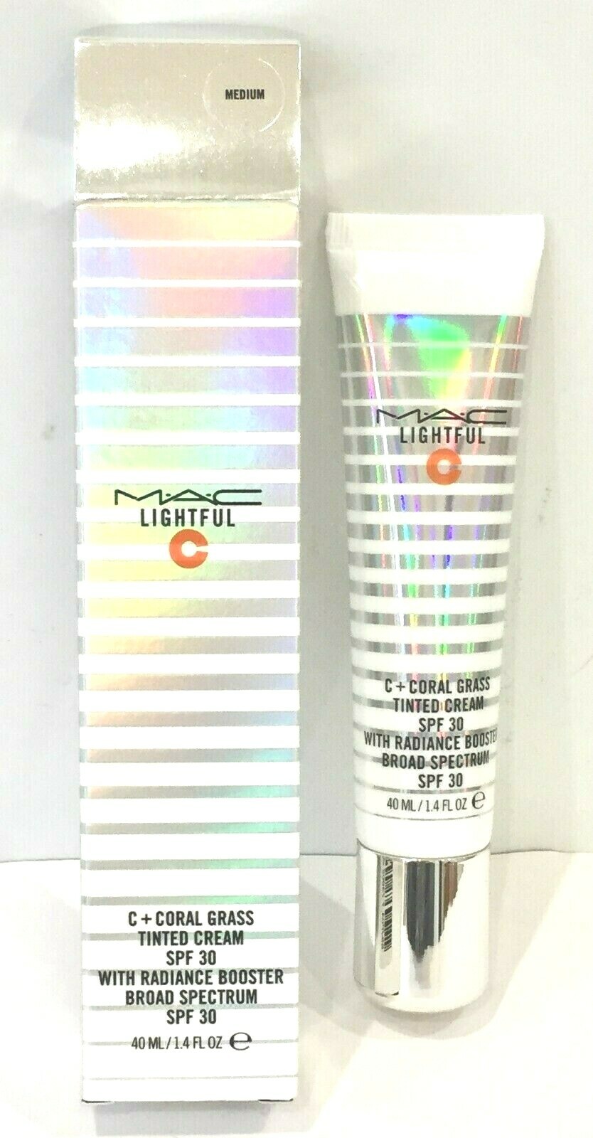 mac lightful c coral grass tinted cream spf 30