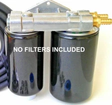 RAM Cummins Diesel 5.9/6.7 Dual Remote Engine Oil Filter Kit~NO Hose~NO Filters